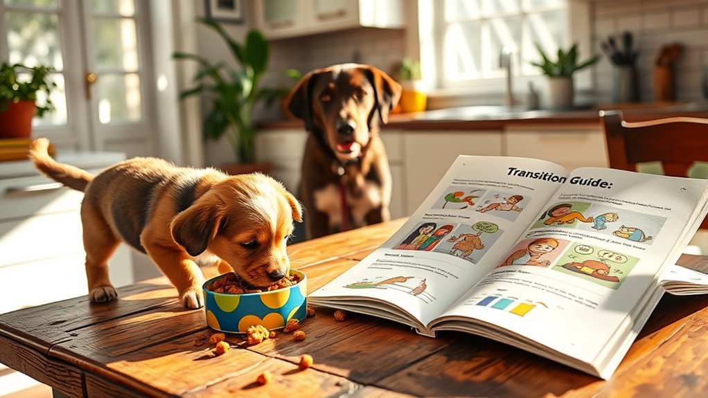 puppy food feeding duration