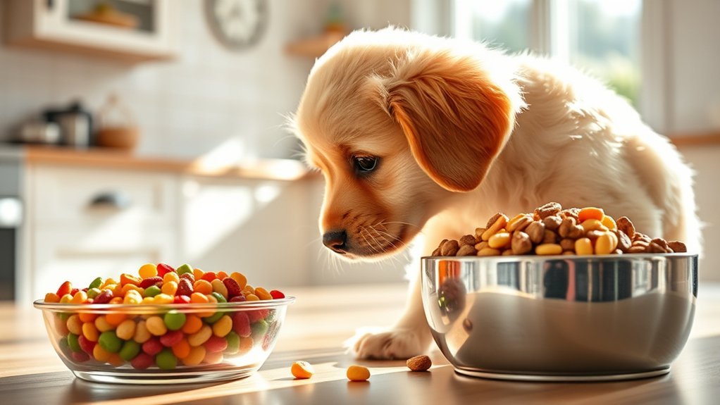 puppy food supports growth