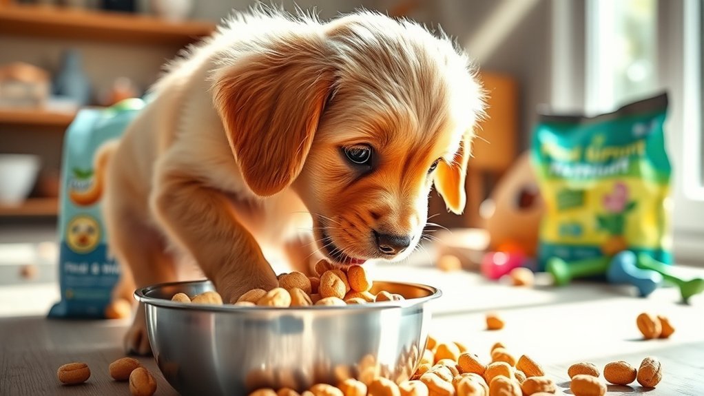 puppy food supports healthy growth
