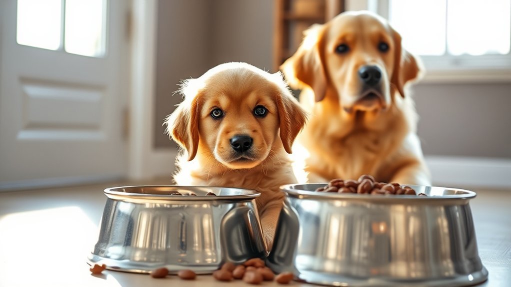 puppy food transition age