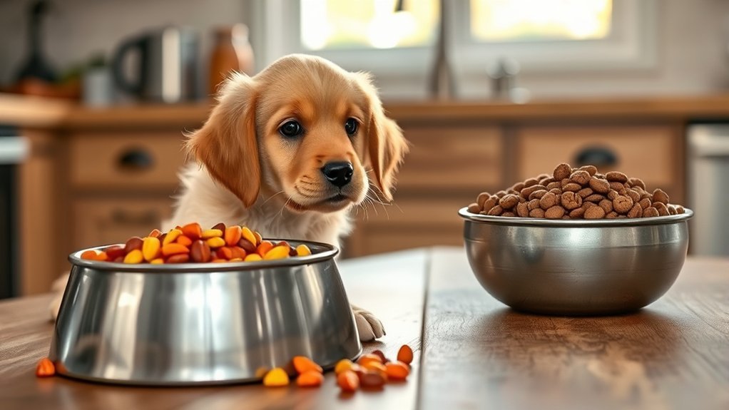 puppy food transition guidelines