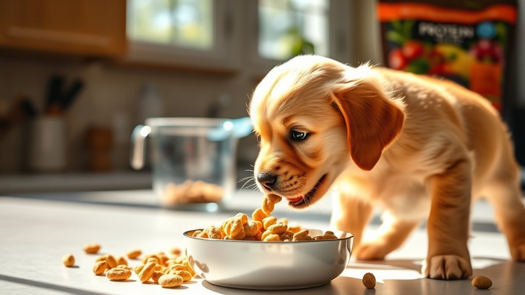 puppy growth through nutrition