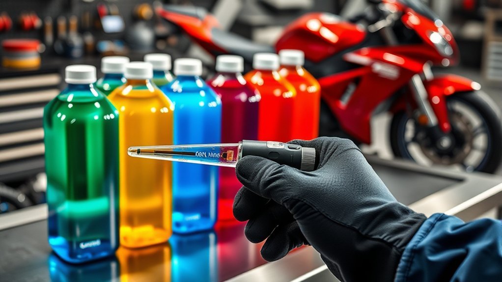 quality motorcycle coolant properties