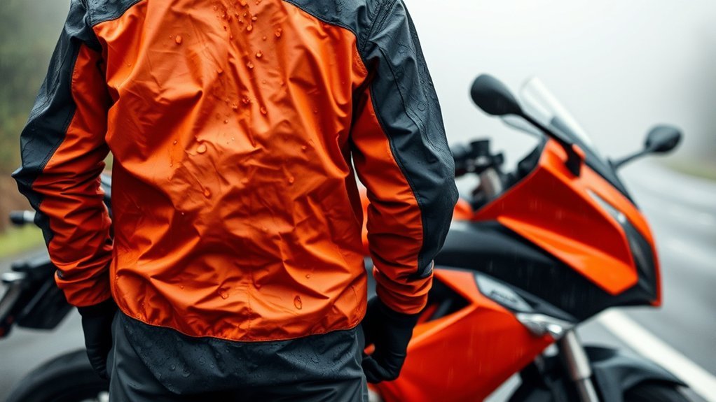 rain layers for motorcyclists