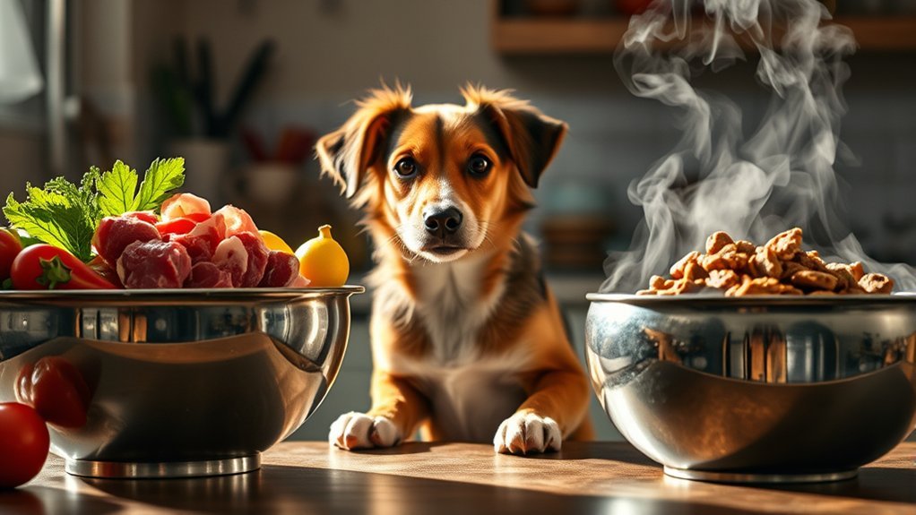 raw or cooked dog food