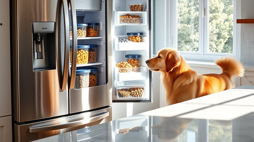 refrigerate dog food safely