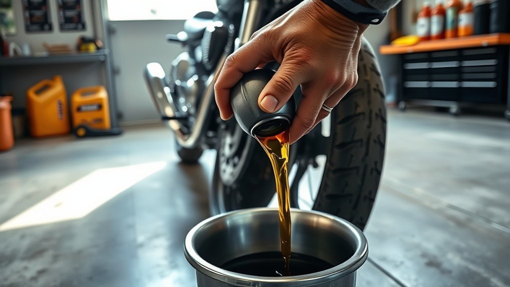regular motorcycle oil changes
