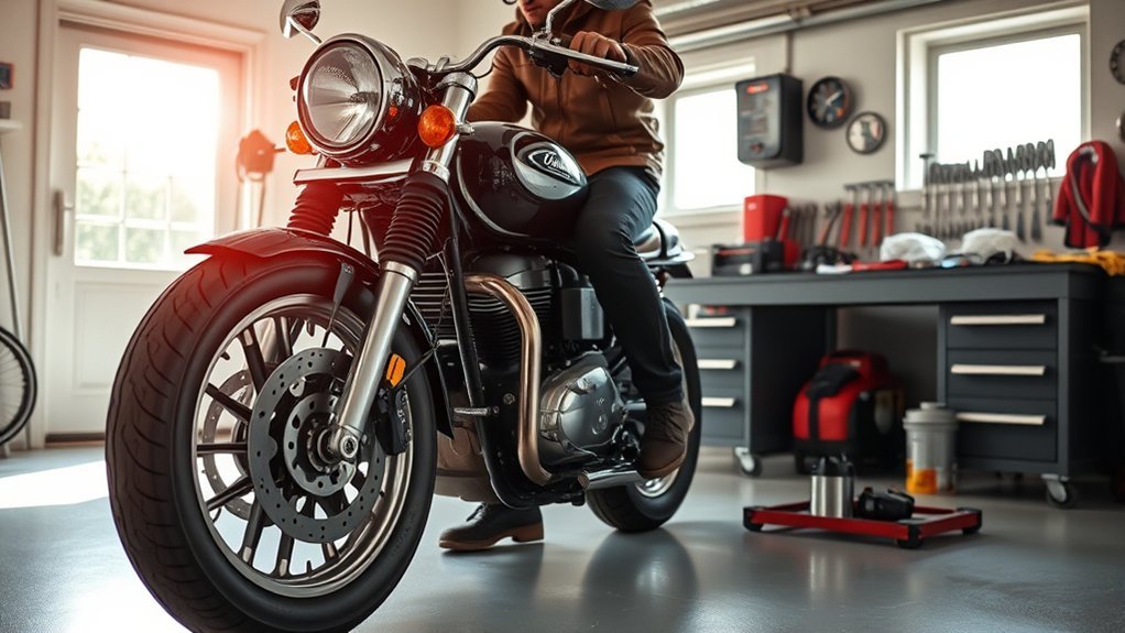 regular motorcycle safety checks