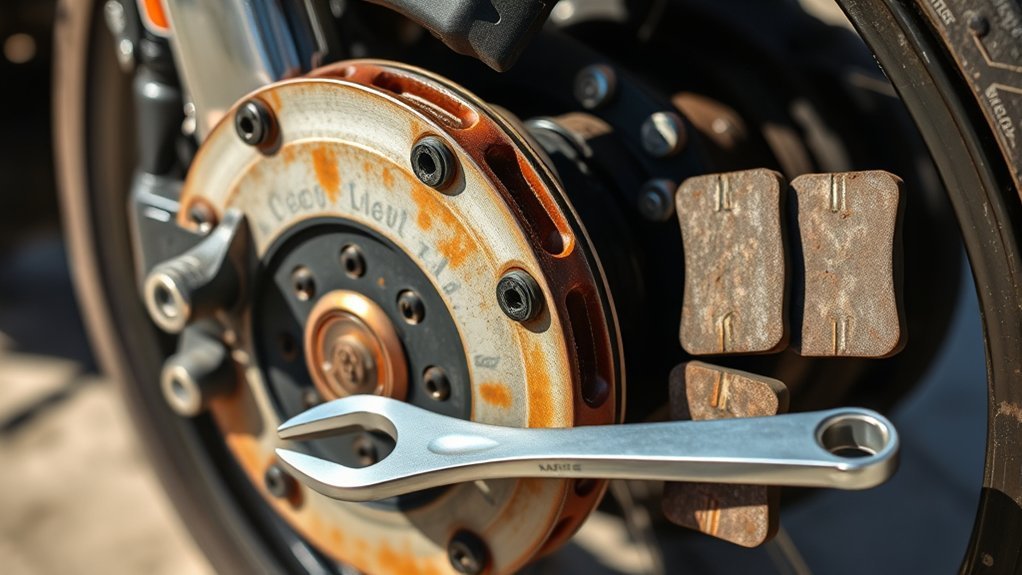 replace brake pads regularly