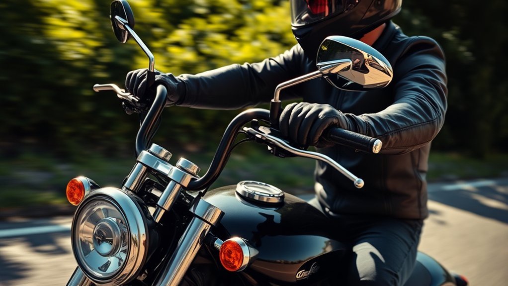 rider posture influences stability