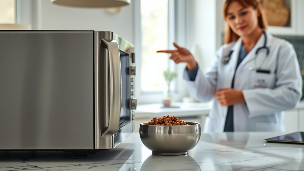 safe dog food warming