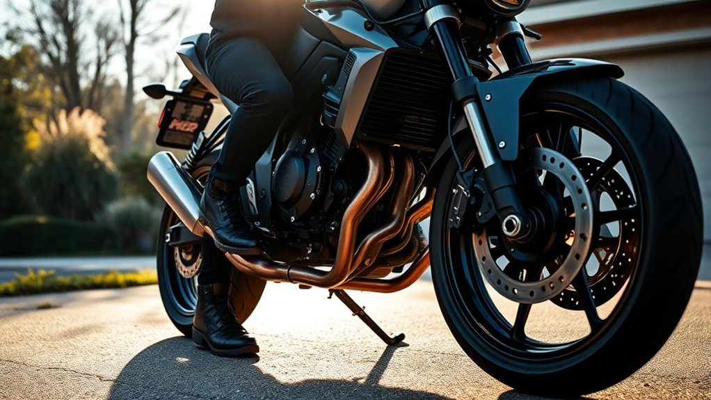 safe motorcycle starting procedures