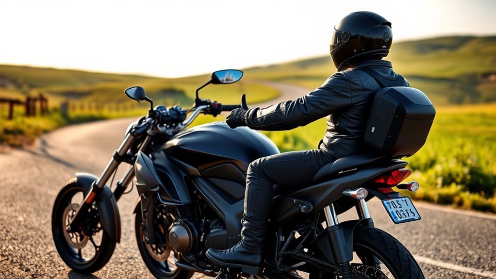 safe passenger motorcycle riding
