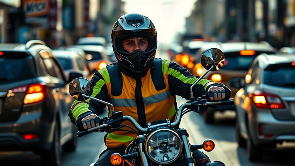 safety in heavy traffic