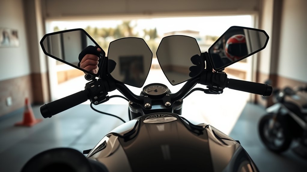 safety through proper mirror adjustment