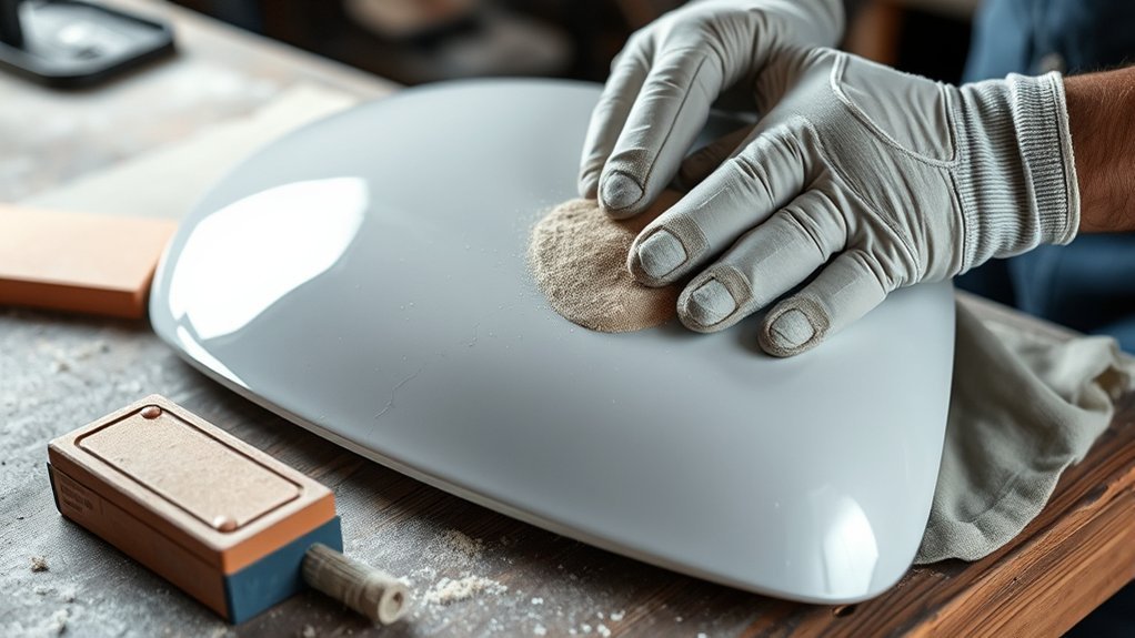 sanding motorcycle fairings properly