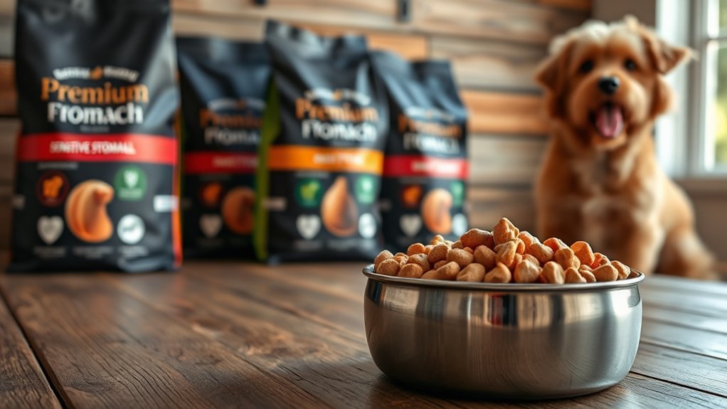 selecting sensitive stomach dog food