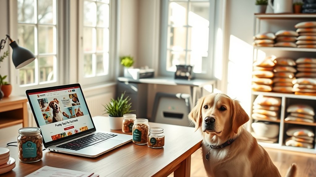 selling dog food online