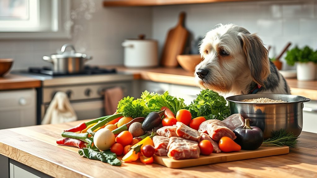 senior dog food optimization