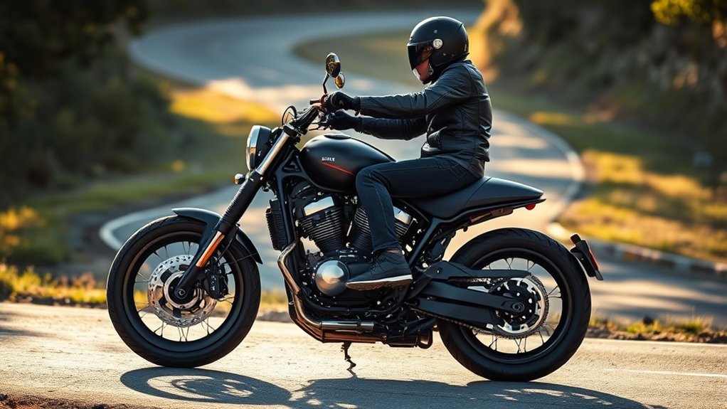 smooth motorcycle stopping technique