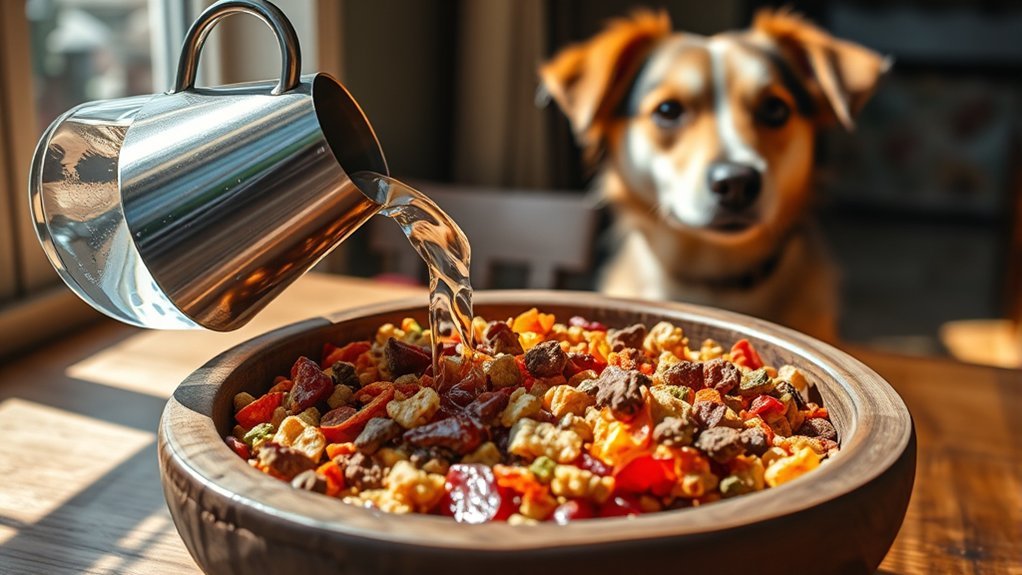 smooth transition to dehydrated diet