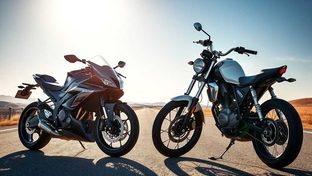 sport bikes offer wind protection