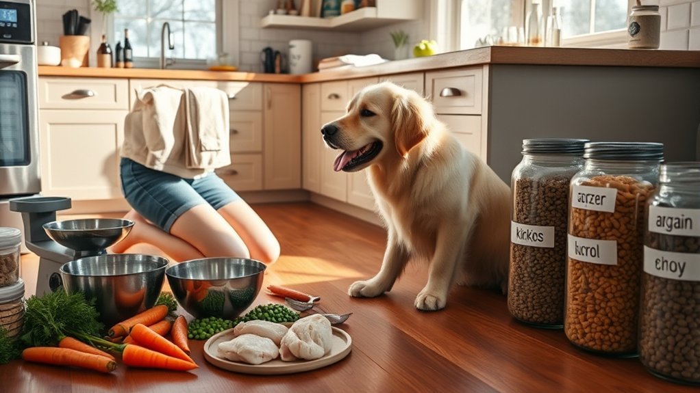 start home based dog food