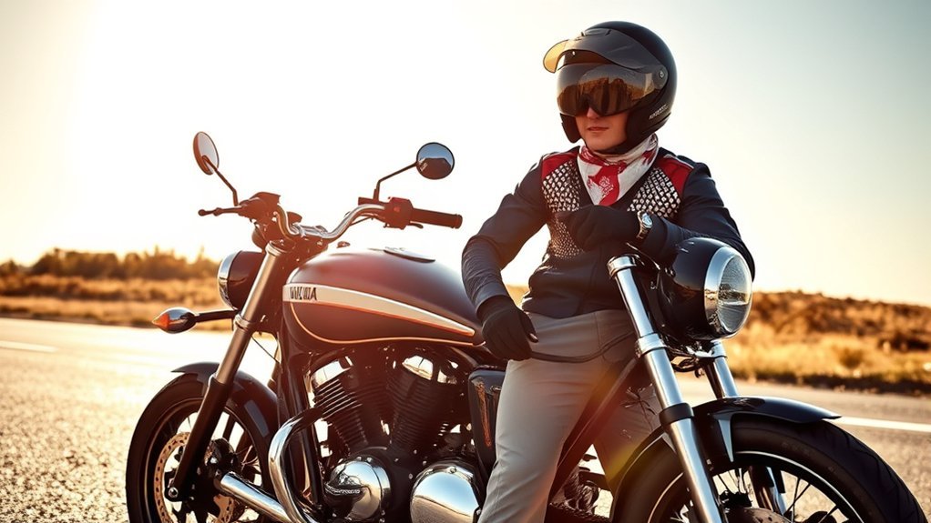 stay cool while riding