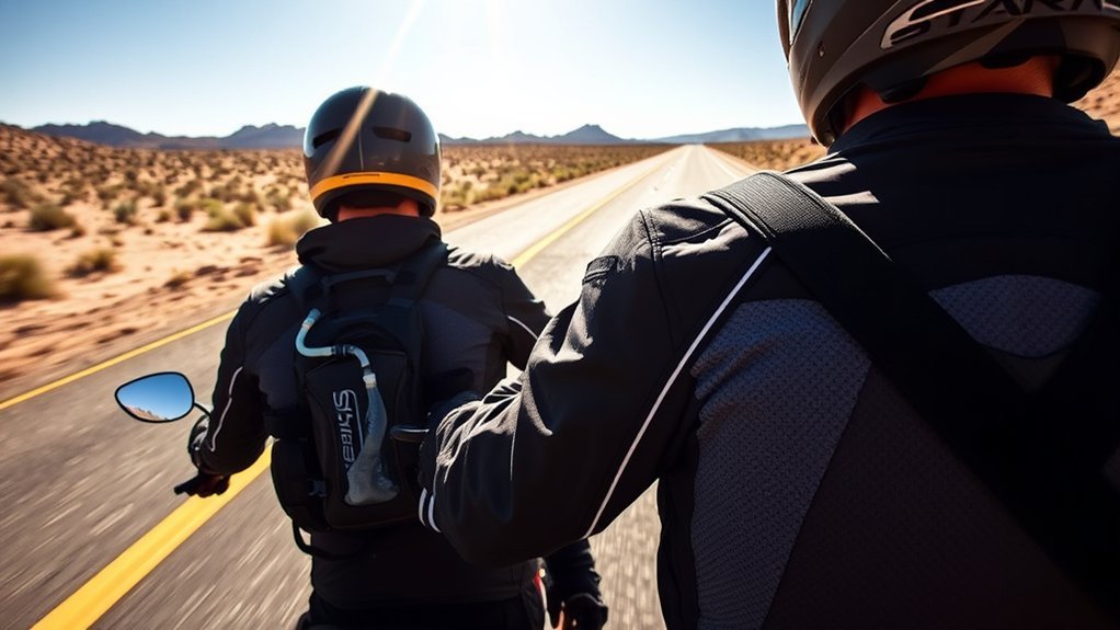 stay cool while riding