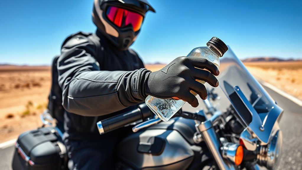 stay hydrated while riding