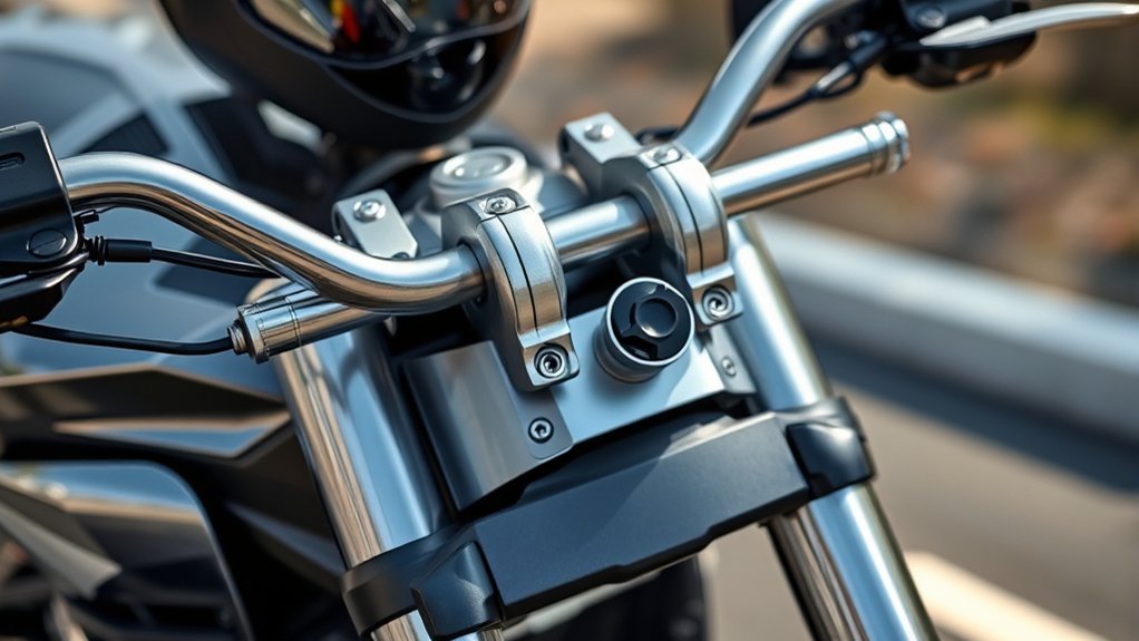 steering damper enhances stability