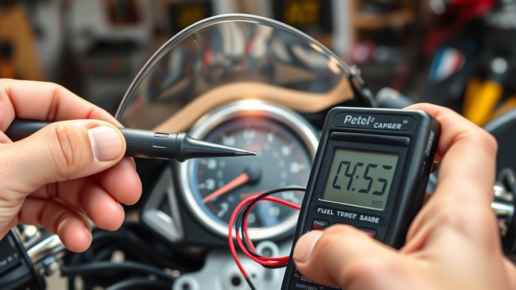 testing fuel gauge continuity
