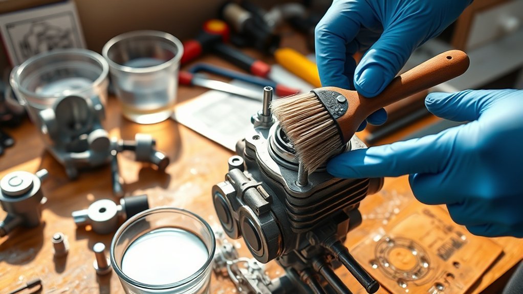 thorough carburetor cleaning process