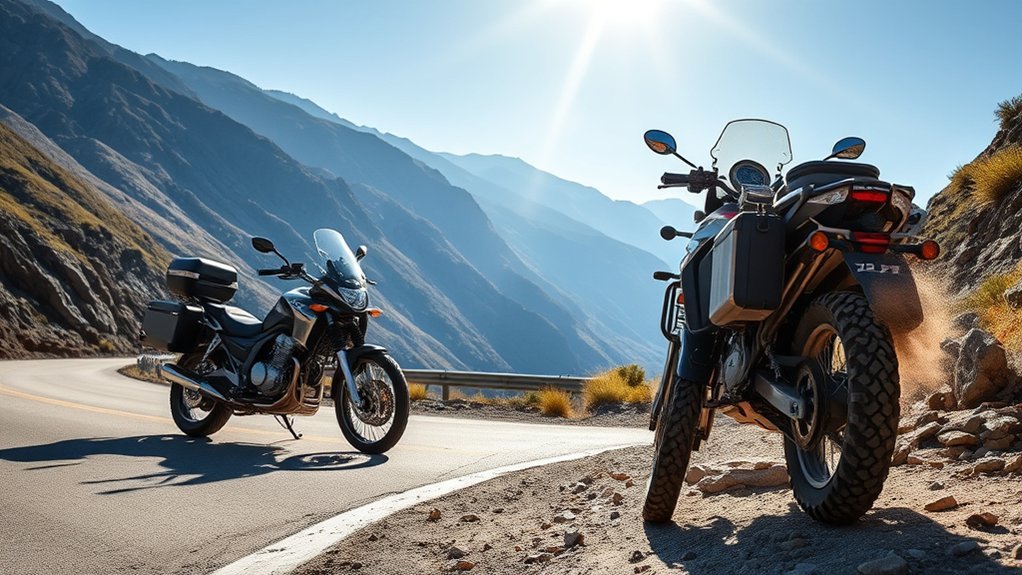 touring versus adventure riding
