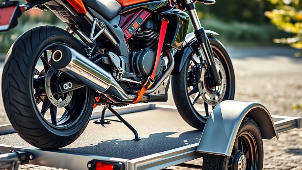 transporting motorcycles safely and securely