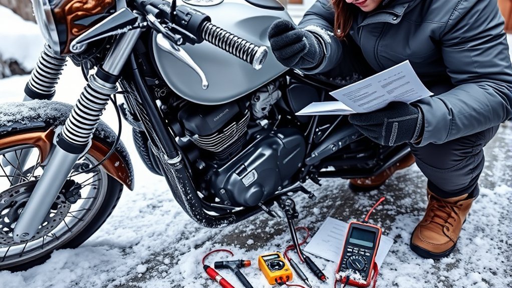 troubleshooting motorcycle cold starts