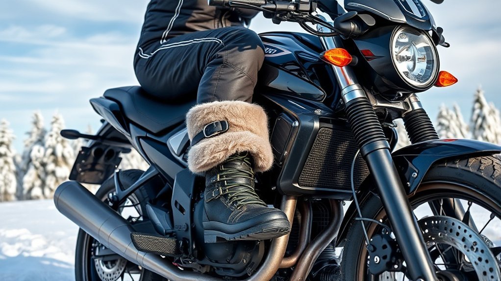 warm motorcycle footgear tips