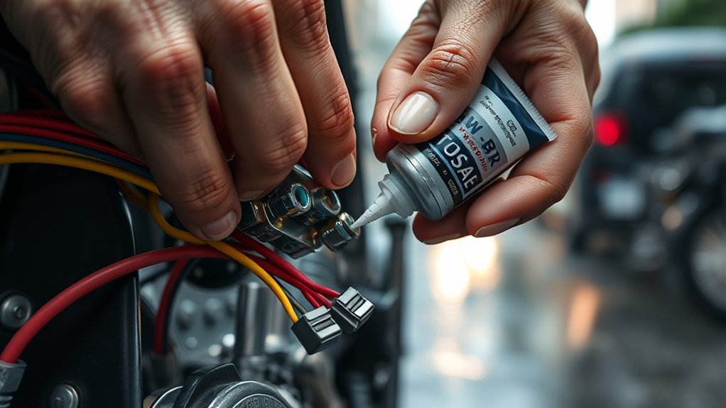 water damage risks motorcycle connectors