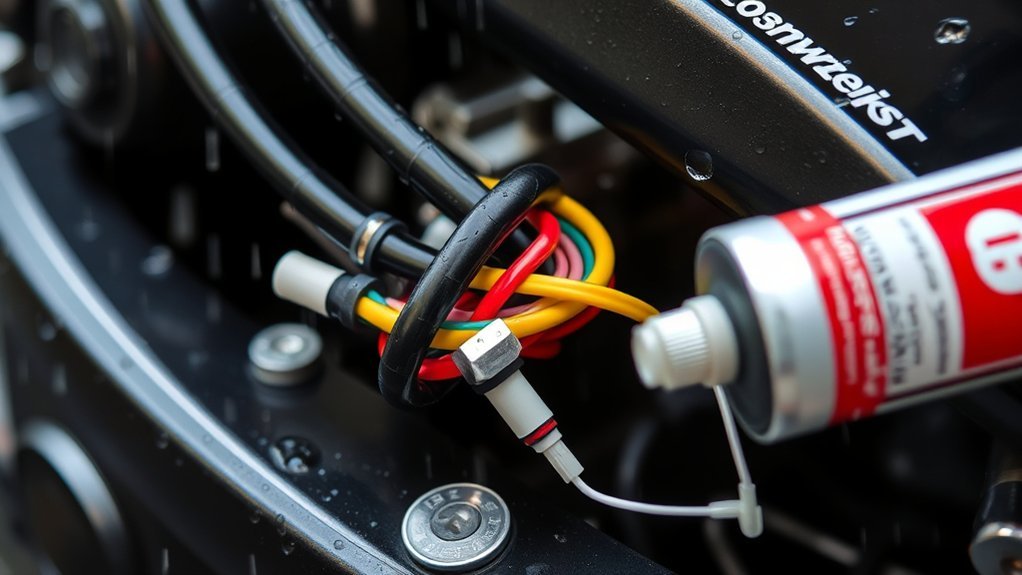 waterproof motorcycle electrical connections