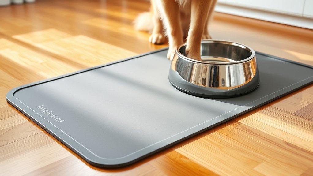 waterproof silicone dog mat