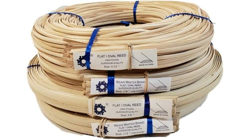 weaving flat oval reed