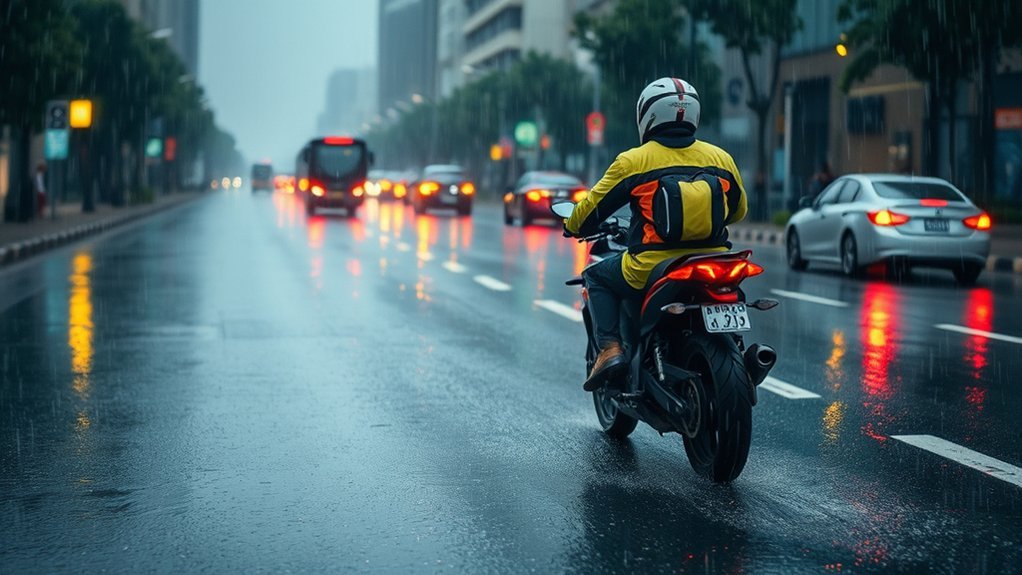 wet weather road hazards