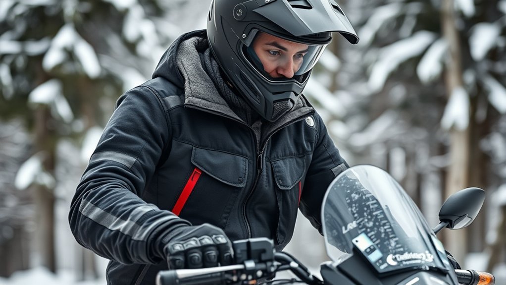 winter motorcycle riding gear