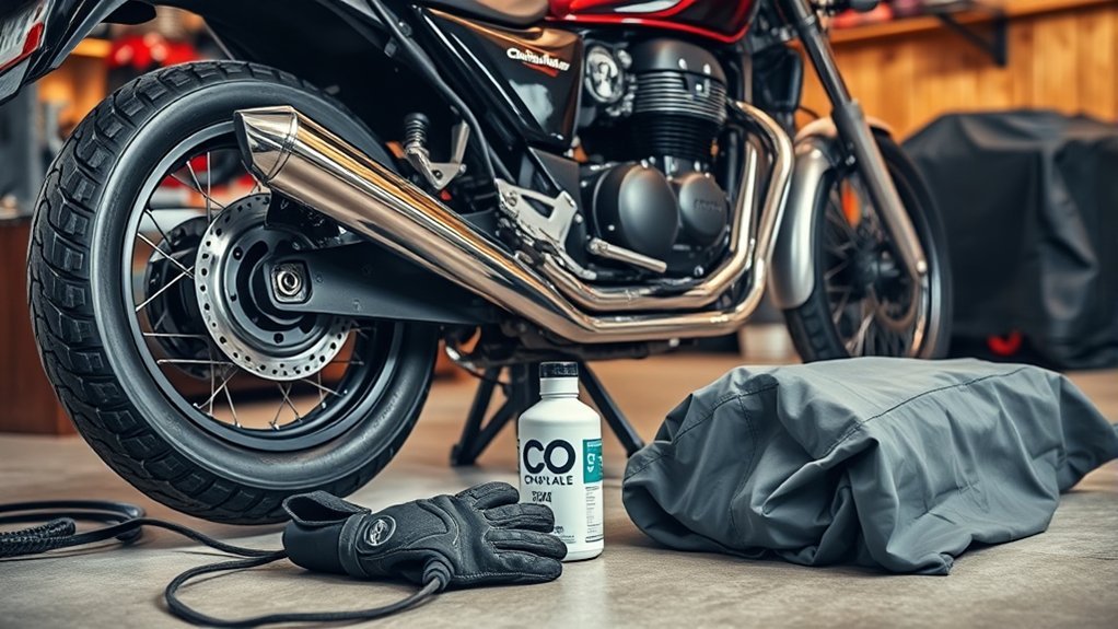 winter motorcycle storage tips