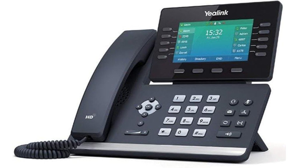 yealink t54w phone features